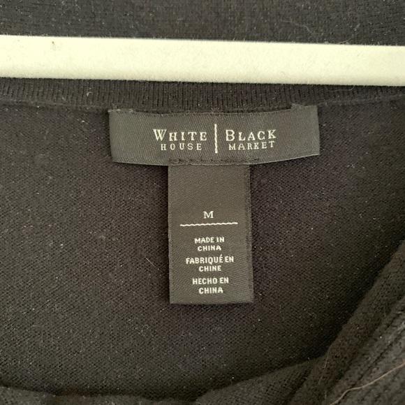 WHBM BLACK SWEATER - Picture 2 of 3